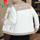 Pierre Cardin (Pierre Cardin) design lapel jacket men's Korean version slim and trendy men's spring and autumn casual tops off-white L 100-120Jin Jin equals 0.5 kg