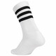 
Adidas (adidas) classic three-stripe sports white socks for men and women 3S CSH CRW1P casual training sports socks FH6628 FH6628 S
