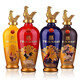 Wuliang Luzhou Wuliangye General Factory Zodiac Commemorative Liquor Luzhou-flavor Liquor Collection One-year-old New Year's Gift High-end Gift Box 52 Degree 500mL 4 Bottles Dingyou Year of the Rooster Zodiac Commemorative Liquor