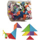 Xinxinghe 1049 piezas/juego de pegatinas de tangram pegatinas rompecabezas de rompecabezas de forma geométrica de forma geométrica juego de niños de niños de niños de niños de niños de 1000 piezas + 49 piezas de pegatinas de tangram