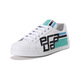 PRADA men's leather sneakers gift for men 4E3409 3KQL F0009 white multi-color 43 / brand original code 9