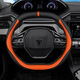 Xinshengling ist für Peugeot 408 408X 508 2008 4008 5008 3008 2008 308 301 Lenkradpeugeot Double D- (schwarzes Braun) Dünnmodell 38 cm