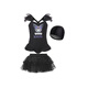 Adore Children's Spring New Product Girls' Cute and Cool Black Swan Coolomi One-piece Swimsuit Set Professional Sunscreen and Chlorine Resistant Swimwear Black Swan Coolomi 120 (34-48Jin Jin equals 0.5kg)