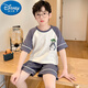 Disney Boy Pyjamas Kinder Sommer dünne Baumwoll-Kurzärmer-Anzug mittelgroßer Kinder 12-jähriger Junge modische Sommer-Heimkleidung 672 165 s Größe Empfohlen 140-150 cm Körper