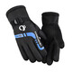 The most popular ski gloves on the Internet for men, thickened with velvet in winter, warm for cycling, anti-cold for women, windproof for electric vehicles, thickened with velvet - black and blue, one size fits all