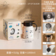 Moderne Hausfrau Mototo Panda Thermosmos mit Tee -Partition Haushalt große Kapazität Heißkapital Cartoon Thermoses gedünstetes Teekannengeschenk Panda Riverside Tee Partition Thermos
