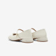 
Best 2025 spring new temperament French Mary Jade shoes camellia thick heel red women's singles shoes B9902AQ5 beige 38
