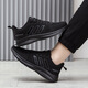 Zheduan sports shoes spring and summer new men's shoes men's casual running shoes student breathable wear-resistant soft sole shock absorbing flying knives FH-Feda 9905 all black 41