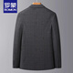 
ROMON Middle-aged Daddy Suit Jacket Spring and Autumn 2025 New Business Official Casual Suit Men's Single Top Jacket E693 Blue M 170 [Suitable for 95-120Jin [Jin equals 0.5 kg]]