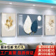 Moderne einfache Wohnzimmersofa Hintergrund Wanddekoration Gemälde Nordisch Licht Luxus -Fernseher -Wand Hanging Malerei Abstraktes Wandbild Txmg12004 Middle 100*70 cm/rechts 50*70 cm für 3 geeignet für 3