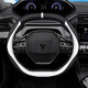 Xinshengling ist für Peugeot 408 408X 508 2008 4008 5008 3008 2008 308 301 Lenkradpeugeot Double D- (schwarzes Braun) Dünnmodell 38 cm