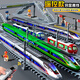 Train Train Track Tracks Children's Toys Fuxing Electric Alloy Railway Railway High-Speed Railway Model Boy 3 Année Gift 6 Remote Control Fuxing Railway High-Speed Four Festivals + Double Round Rail