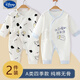 迪士尼（Disney）装新生儿衣服0-6月纯棉春秋季宝宝哈衣爬服打底婴 5347心想事成+5348恐龙汽车 66cm 66 【建议12-15斤】