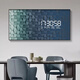 Peinture d'horloge, Luxury Luxury Square Metter Box Decoration Painting 2025 Nouveau Style Interrupteur Boîte Boîte horloge Murau d'horloge Vivre et salle à manger Couverture DQ4839 [Radar LED Type de haut en haut] 31 pouces 80 * 40cm [Peut couvrir 70 * 30]