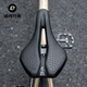 Rock Brothers bicycle seat saddle mountain road bike seat cushion comfortable hollow racing cycling accessories black
