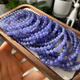 Pop Natural Tanzanite Bracelet Tanzania Heart of the Ocean Gem Amethyst Bracelet Women's Gift Spot Actual Shot Kj003 About 6.5mm