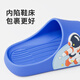 Pig Daddy Children's Slippers Boys' Summer Home Indoor Bathroom Anti-Slip 2025 New Medium and Large Children's Baby Sandals Blue 18