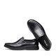 Senda Leather Shoes Men's Business Formal Leather Slip-On Elderly Shoes Casual Leather Shoes Black 25 Edition 42