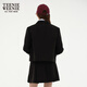 Teenie Weenie Bear Blazer Women's Autumn and Winter College Style Casual Small Single-breasted Small Blazer Women's Black M (165)