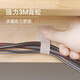 简枫办公家具数据线收纳理线器电线固定器电脑束线带魔术贴线卡子网线走线神器 10个装浅灰色带背胶