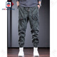 AEMAPE Pantalones casuales Camuflaje de moda Men Summer NUEVO Pantalones de corbata suelta Pantalones de empate