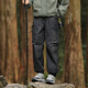 Homlean登山潮牌休闲裤男春夏户外骑行工装宽松束脚长裤子HT05黑色XL
