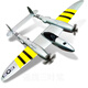 俏羽遥控飞机战斗机二战滑翔机固定翼航模战斗无人机儿童玩具 小号苏27黄色【收藏配件】 一块电池(飞15-20分钟)