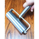 
XMSJ stainless steel press wheel double bearing solid press roller waterproof roll leather press iron roller self-adhesive sticker exhaust bubble 5cm stainless steel press wheel (about 695 grams metal handle D4