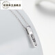 Ouyin WithLove white 18K gold 7-point princess diamond pendant square diamond single diamond simple versatile necklace platinum female white 18K gold does not include chain/spot