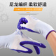 Xingqiao N829 labor protection work protection gloves wear-resistant oil-proof cutting-proof waterproof glue-coated gloves Xingyu FN208 black (24 pairs) N528 same model M