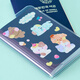 Brown Bear minini ice cream passport clip travel boarding ID card bag protective cover selini ice cream passport clip
