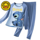 G.DUCKKIDS2025 new boys pajamas spring and autumn style modal long sleeves big children autumn teenagers and children's home clothing set S12159 100 size 8 recommended height 100-110, weight 3