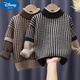
Disney children's cardigan boy's sweater plus velvet thickened medium-sized children's pullover base knit sweater winter top keep warm brown [no plus/velvet] 150