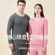 Langsha Autumn Clothes Autumn Pants Pure Cotton Men's Cotton Sweater Thin Couple Thermal Underwear Set Comfortable Bottoming Shirt New in Autumn