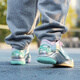 Nike (NIKE) LeBron 22 EP 'Crown Jewel' white non-slip, wear-resistant and comfortable and versatile low-top basketball shoes FZ1098-100 white green pink blue 40 (250mm)
