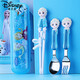 迪士尼（Disney）儿童筷子训练筷初学者筷子6-12岁防滑爱莎公主吃饭勺叉子餐具套装 2463艾莎蓝【筷+勺+叉】盒装