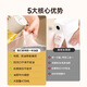 Double gun oil kettle spray kettle pouring oil and spraying all-in-one edible oil glass oil kettle for kitchen household without oil hanging cream white