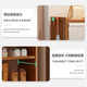 Xiaojiang Material Shoe Rack Household Door Multi-layer Entrance Cabinet Simple Entrance Dust-proof Storage Shoe Cabinet Brown 7-layer 90cm