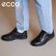 爱步（ECCO）正装鞋 增高牛皮休闲皮鞋男 雅仕男鞋系列207124 黑色40