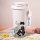 Lu xujujuku Zauber zurück zum Wuzhaowu Peripheral Thermos Cup Cartoon Hochwertige Thermos Cup Sport tragbares Kapazität YM1016 [Double Drink Port + Lanyard + Stroh] große Kapazität - 520 ml - essbares Material