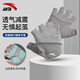 安踏（ANTA）运动手套骑行半指手套保暖减震防滑耐磨撸铁器械健身训练 灰色L码