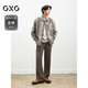 GXG Men's Shopping Mall Brown Lapel Jacket Brown 175/L