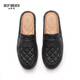 Deep Atem Tief Atem Frauenschuhe Freizeitpreis vielseitiger Müller Slipper Fischerschuhe Frauen AX11154 Schwarz 37