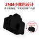 Soli RJ45 network port dust-proof plug RJ45 dust-proof and moisture-proof plug Network port sealing plug Removable network port dust-proof plug Silicone material Black 1,000 WK1000
