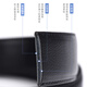 Playboy (PLAYBOY) belt men's genuine leather automatic buckle belt cowhide trouser belt young and middle-aged birthday gift for boyfriend and dad gift box business special model