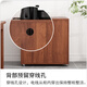 Tao Mengju solid wood Chinese-style mobile tea table household small tea table living room tea cart balcony tea table cabinet kettle integrated tea cabinet