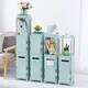 Klemmspeicherschrank Badezimmer 20 cm Schubladen-Klemmschrank Küche Lagerregal Bad Toilettenseite Ultra-Narrow-Schrank 9226 Nordic Blue plus hoher Stil