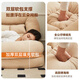 Lazy sofa can lie down and sleep single chair bedroom balcony folding small sofa bed 7374 people collection Single pillow 1 [180*130 super large] + thickened seat cushion