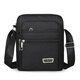 Xiaomi Xiaoai Herrenbeutel Casual Umhängetasche Oxford Stoff kleiner Rucksack Herrenbeutel Casual Crossbody Bag Canvas Tasche Hand-In-Geschäftstrend [Y3519 Grundstil]+[Vier-Pull-Schwarz]