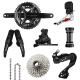 Shimano 105 UT R7170 R8170 Roadbike Bike 2*12 Geschwindigkeit Elektronische Getriebe Kit R7170 großer Set 2*12 Geschwindigkeit Elektrischer Transformator Keine Wellescheibe
